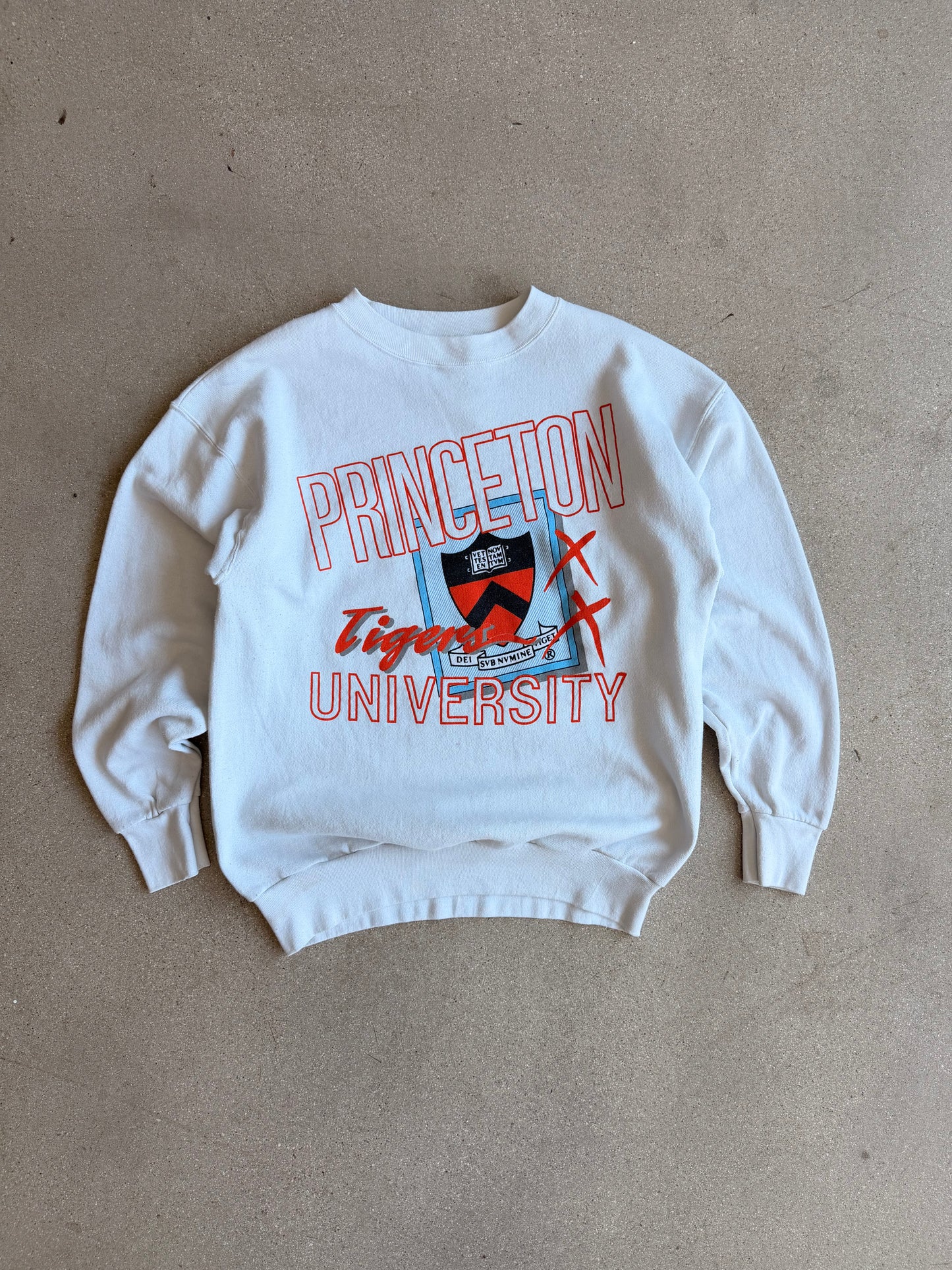Vintage Princton Tigers Crewneck - L