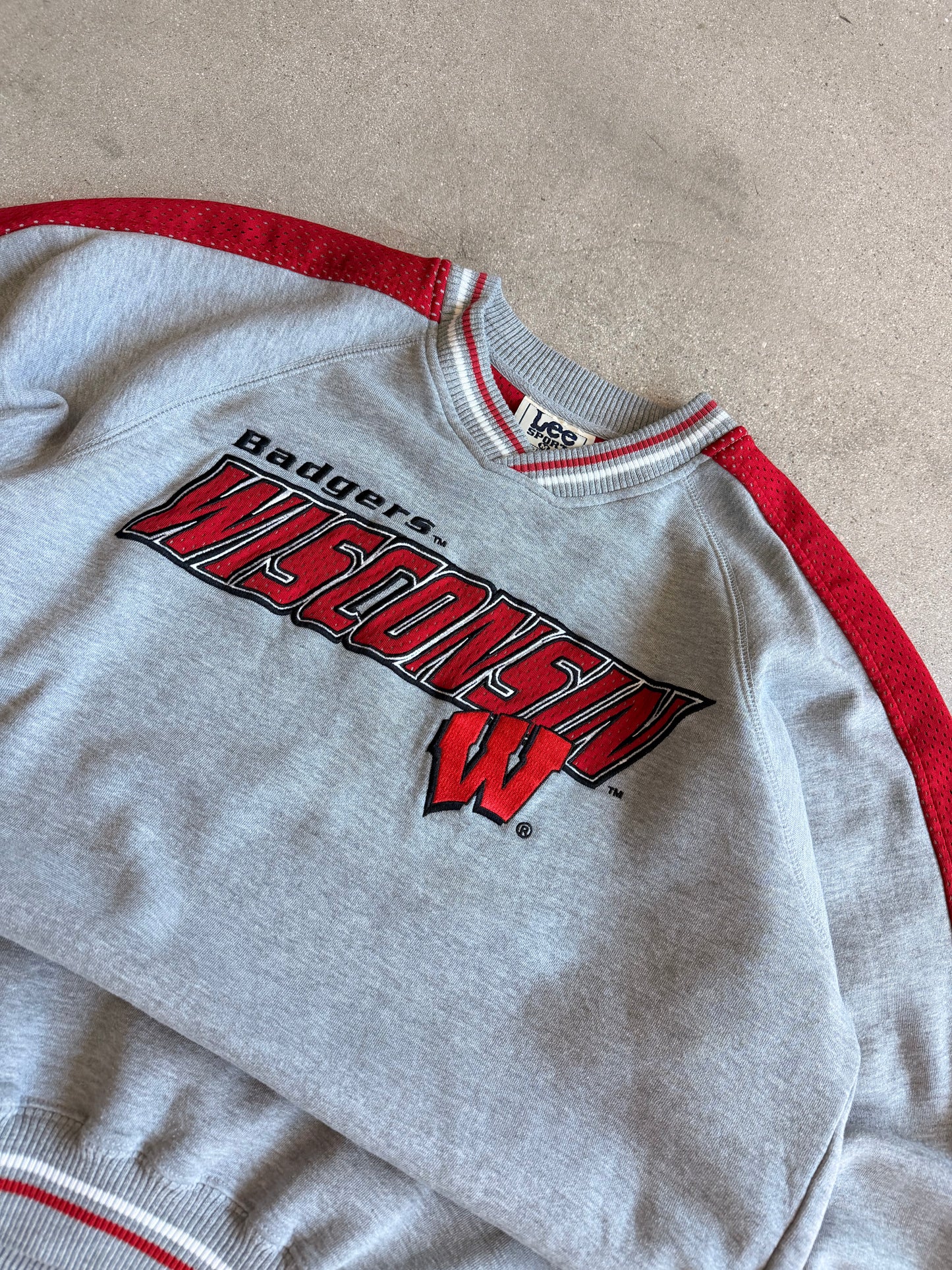 Vintage Wisconsin Badgers Crewneck - L
