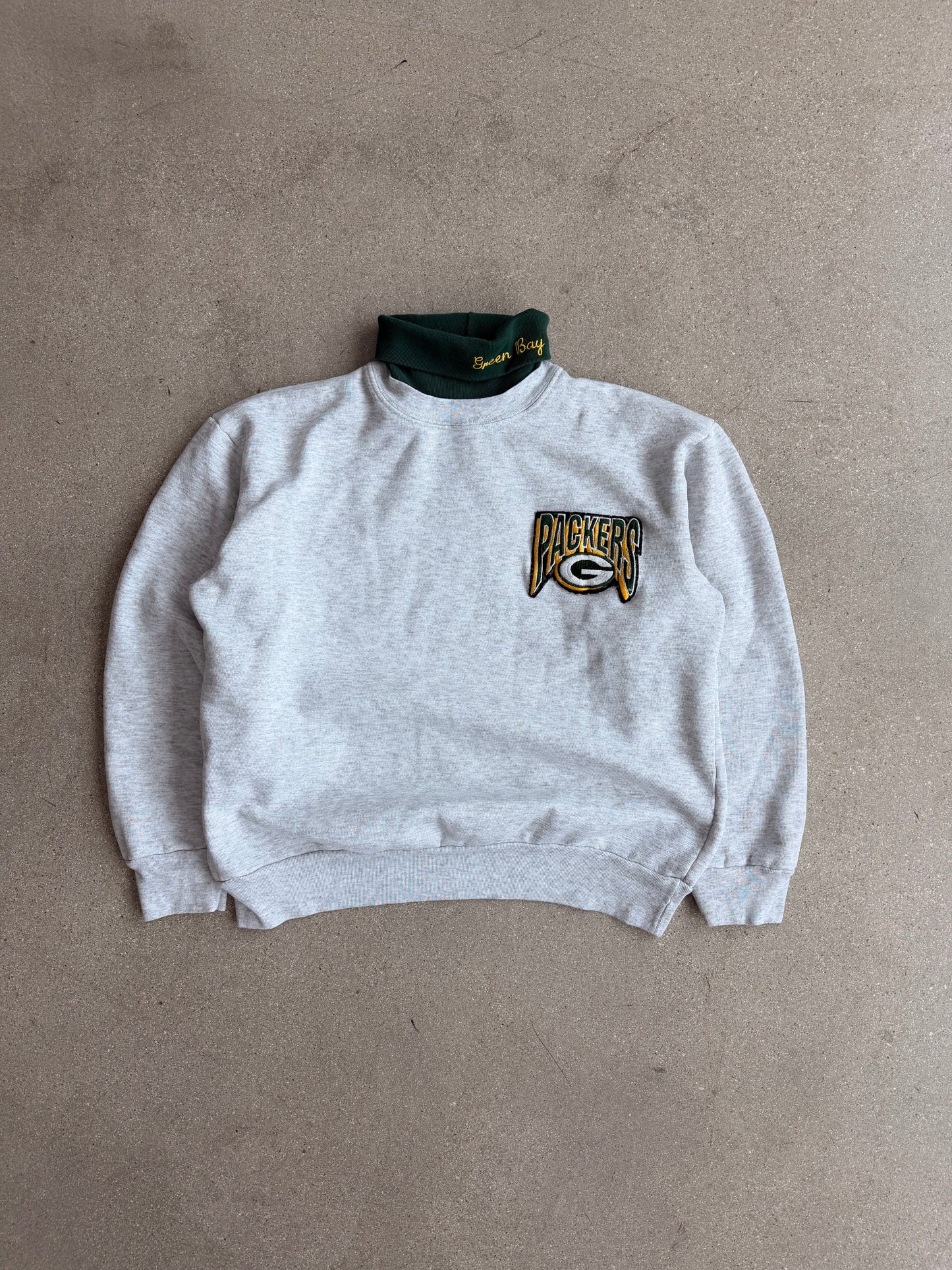 Vintage Packers Turtleneck Crew - L