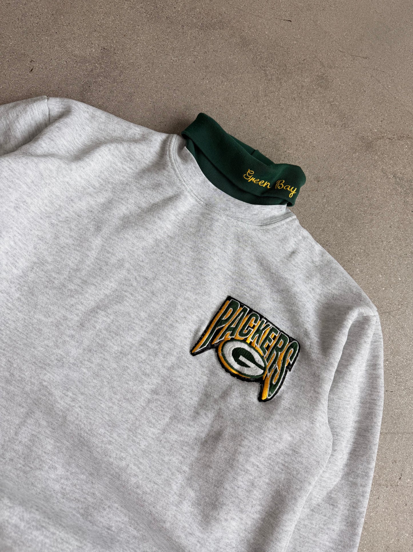 Vintage Packers Turtleneck Crew - L