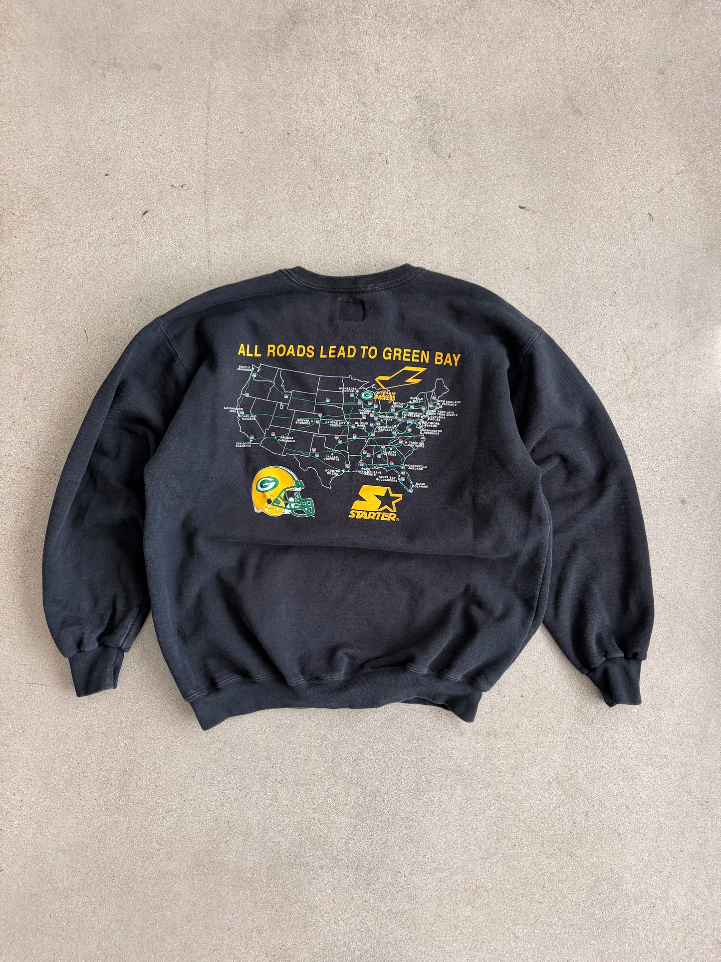 Vintage Packers Mike Holmgren "Leader of the Pack" Crewneck - XL