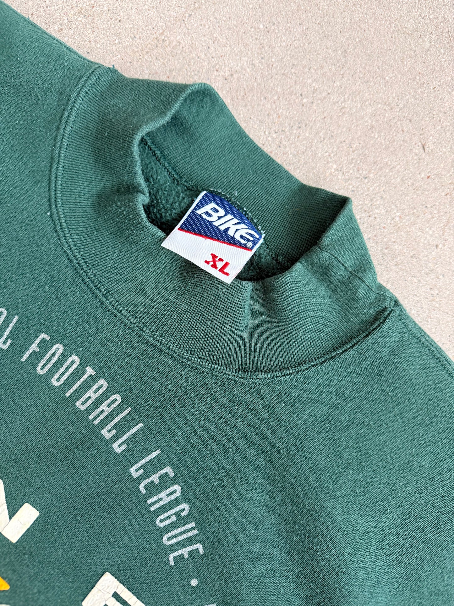 Vintage Packers Mock Neck Crewneck - XXL