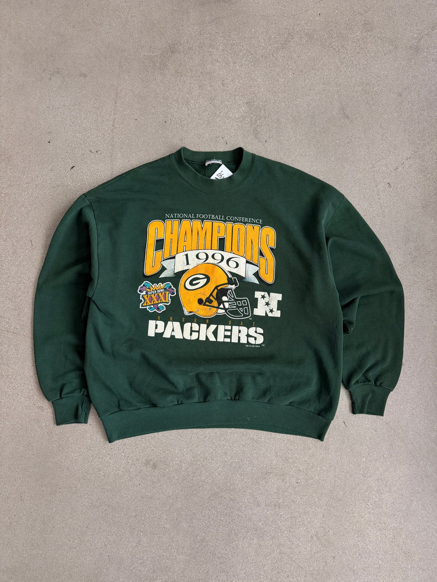 Vintage Packers NFC Champions Crewneck - L