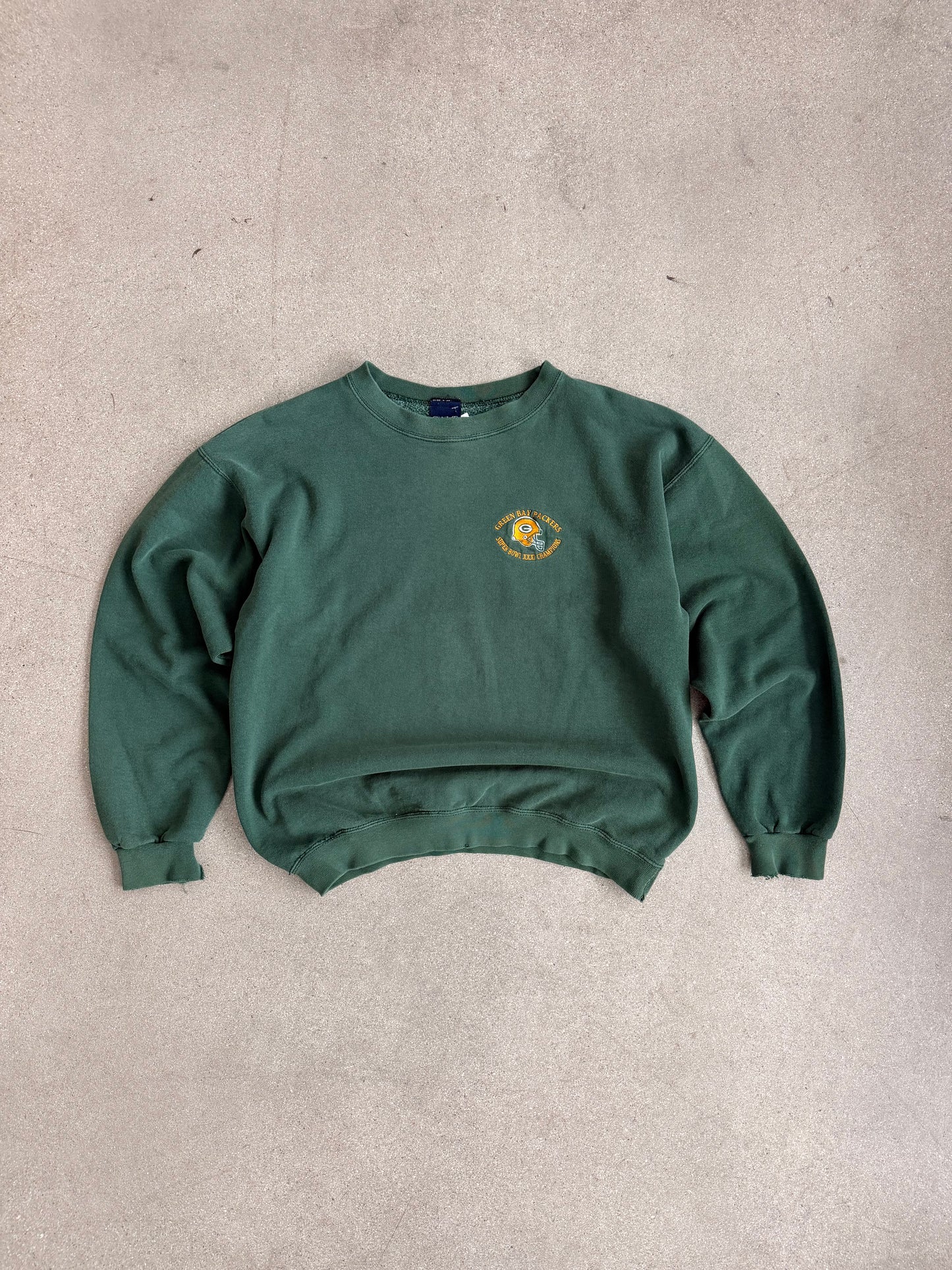 Vintage Packers Superbowl Champions Crewneck - L