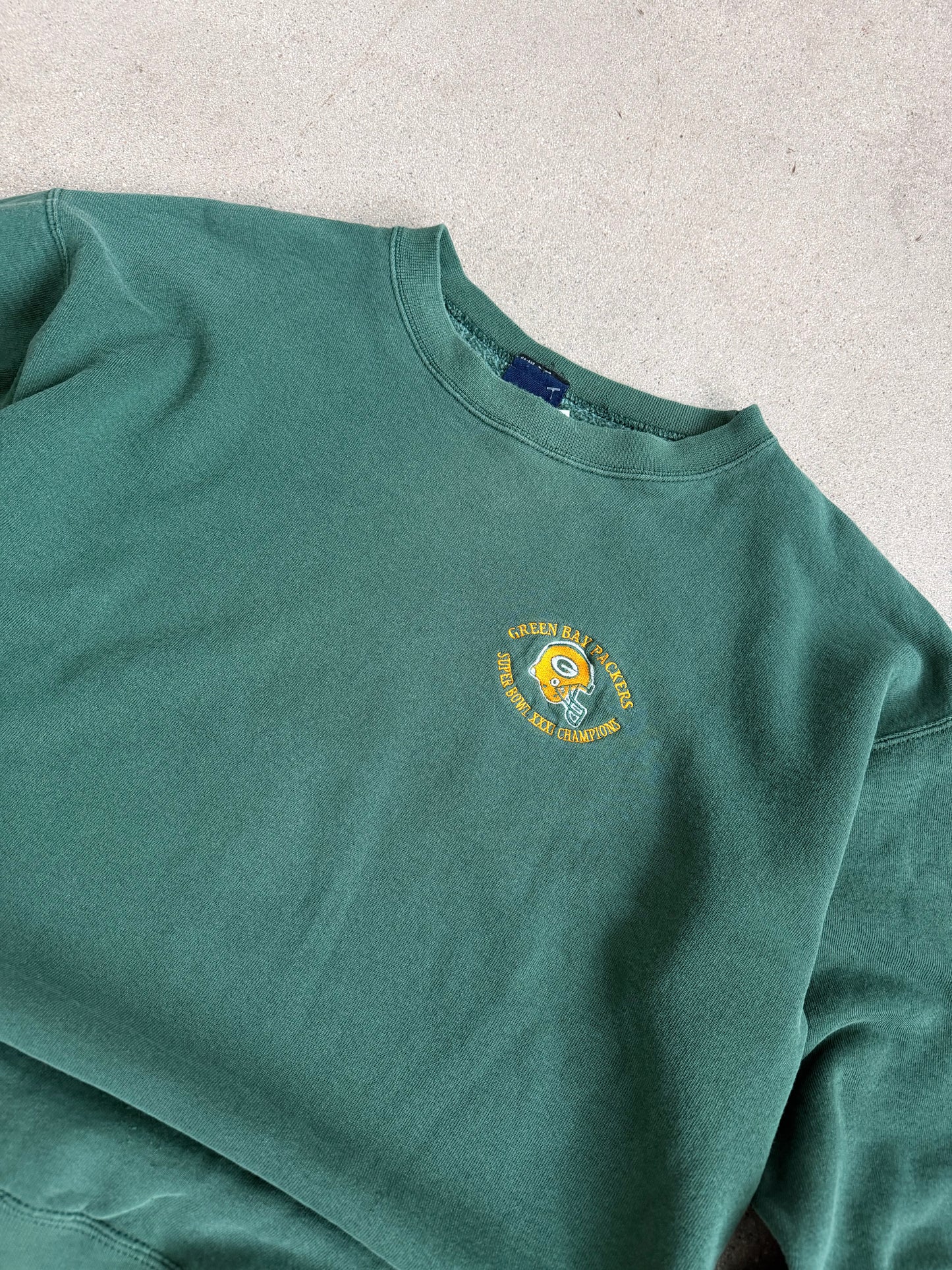 Vintage Packers Superbowl Champions Crewneck - L