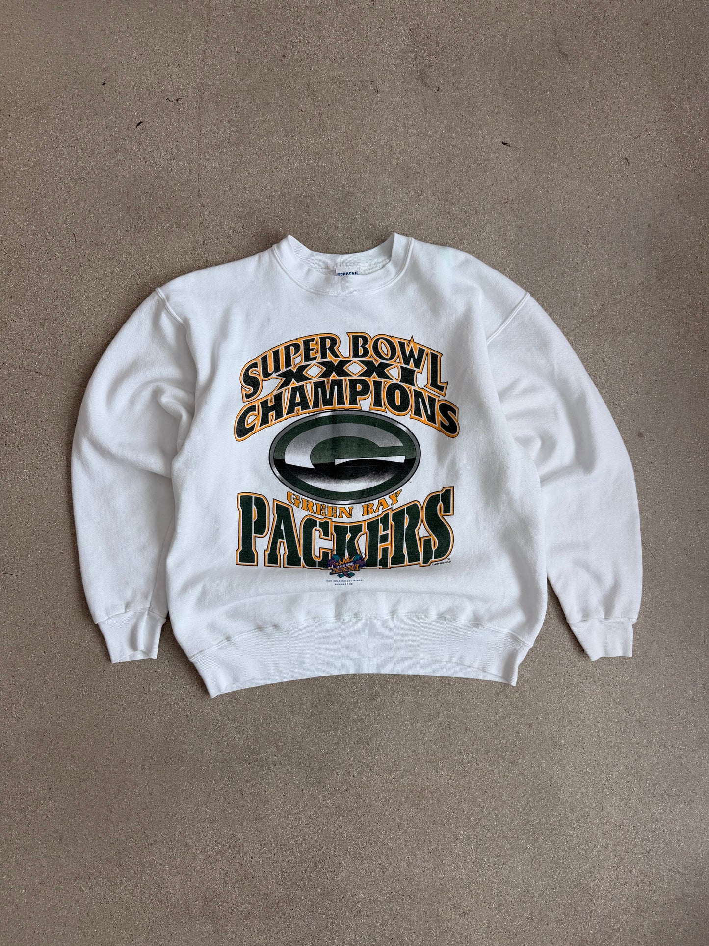 Vintage Packers Superbowl Champions Crewneck - L