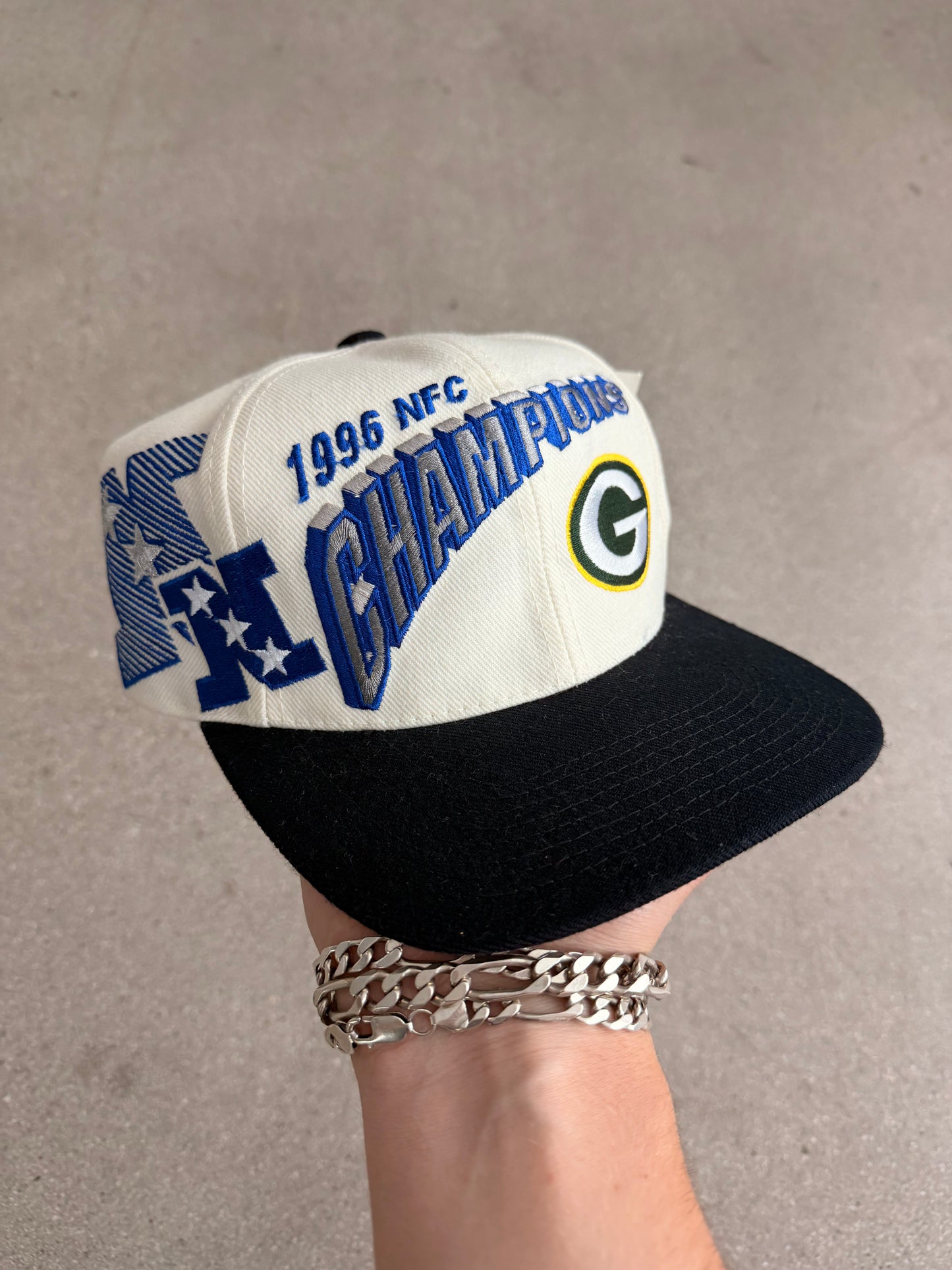 Vintage Packers NFC Champions Shadow Snapback Hat
