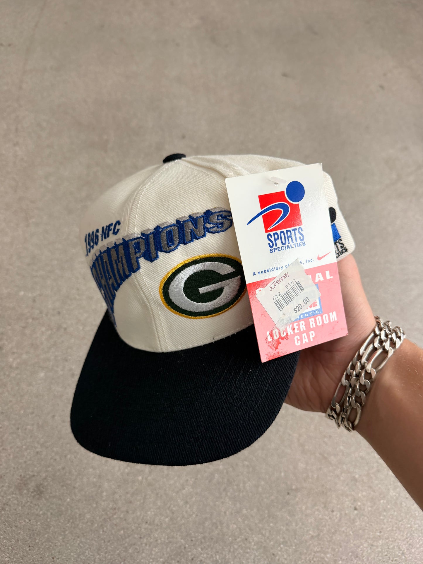 Vintage Packers NFC Champions Shadow Snapback Hat