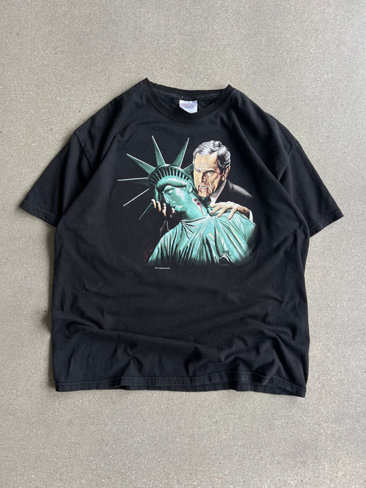 Vintage Alex Ross George W Bush Vampire Tee - XL