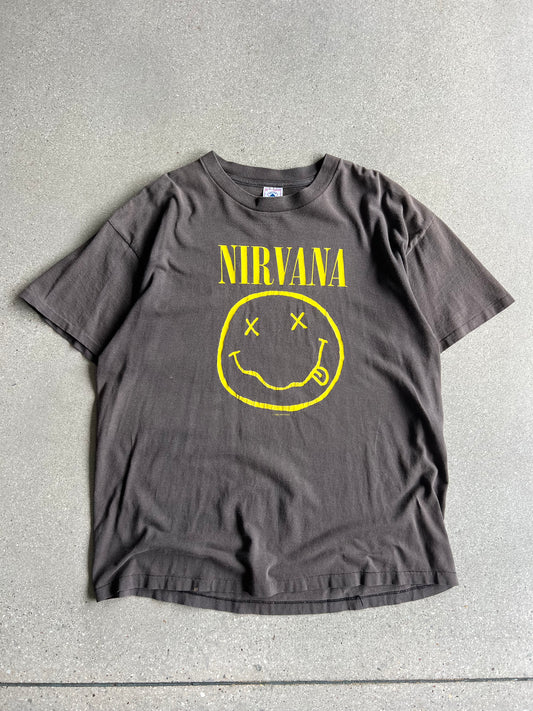 Vintage Nirvana Smiley 1992 Delta - XL