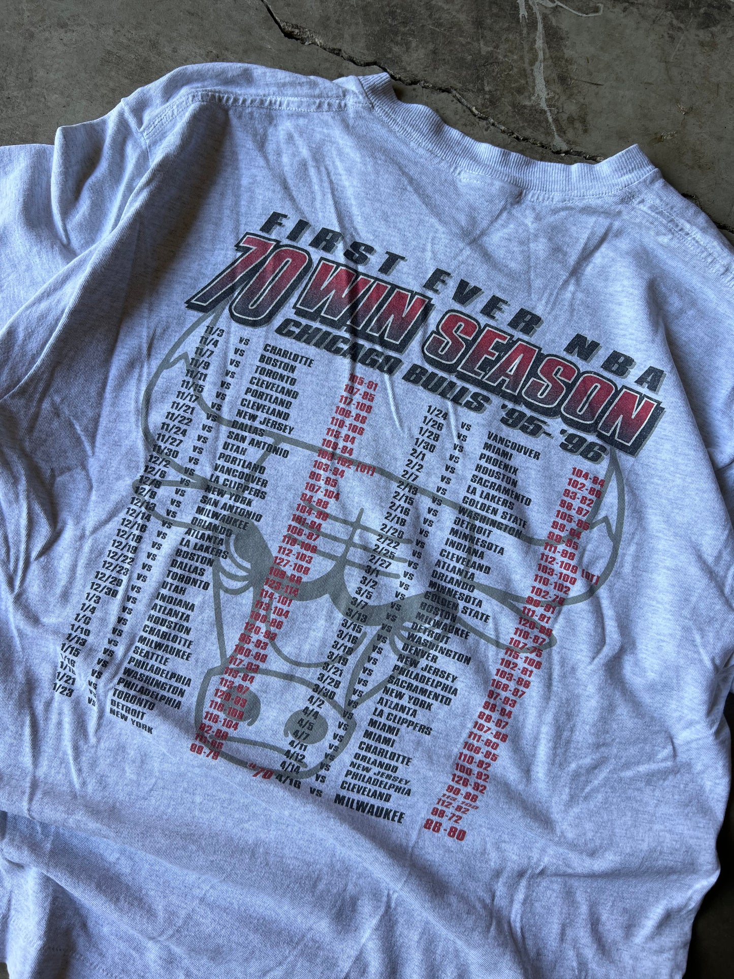 Vintage '96 Chicago Bulls Tee - L