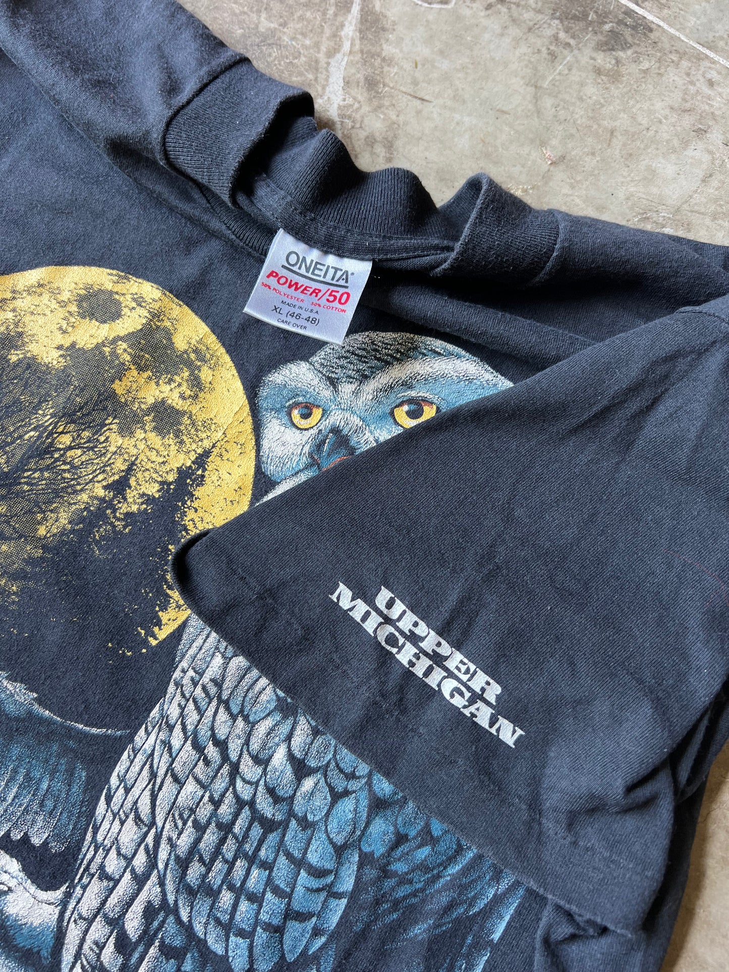 Vintage Owl Nature Tee - XL