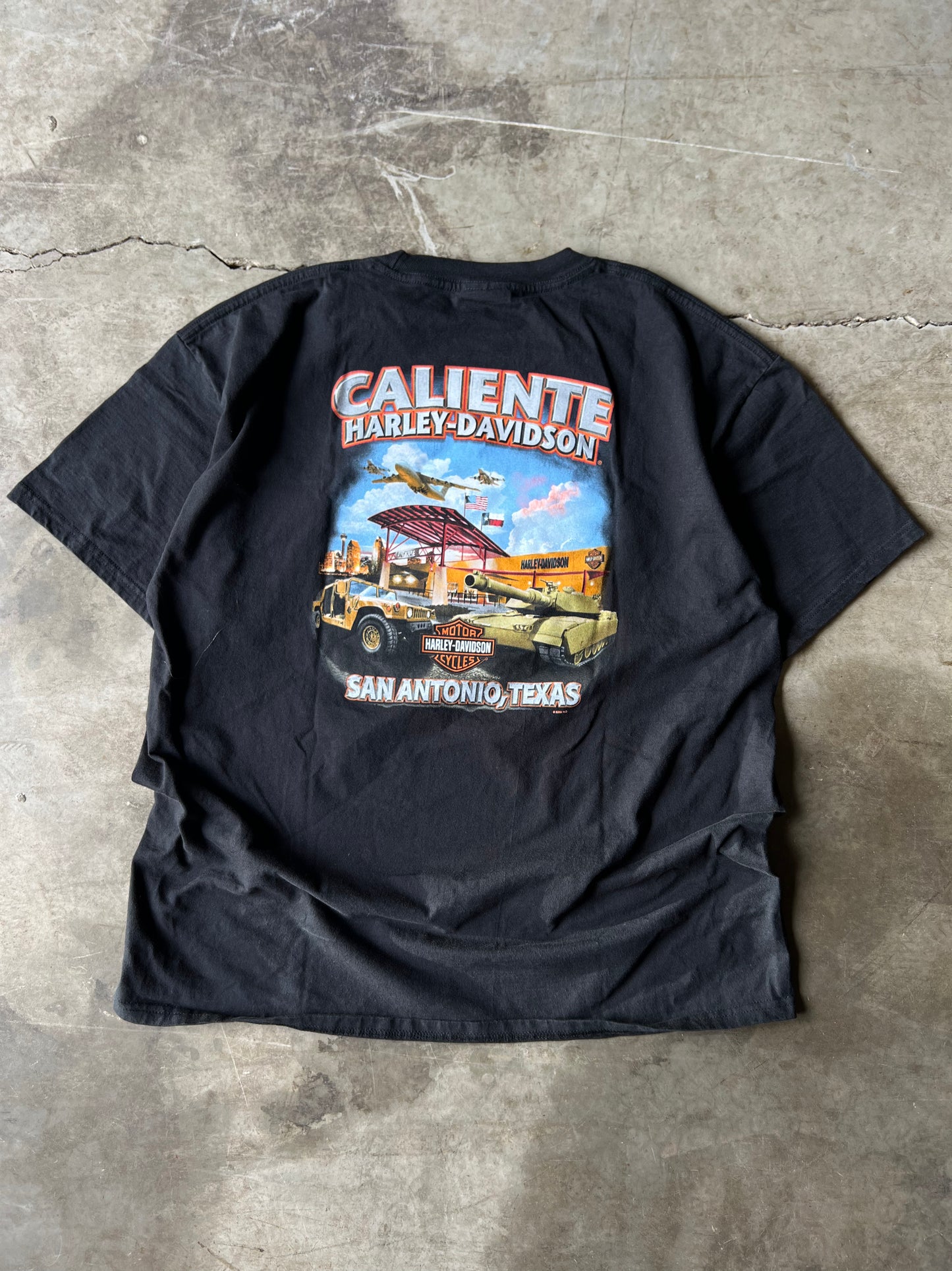Vintage Harley Davidson Logo Tee - L