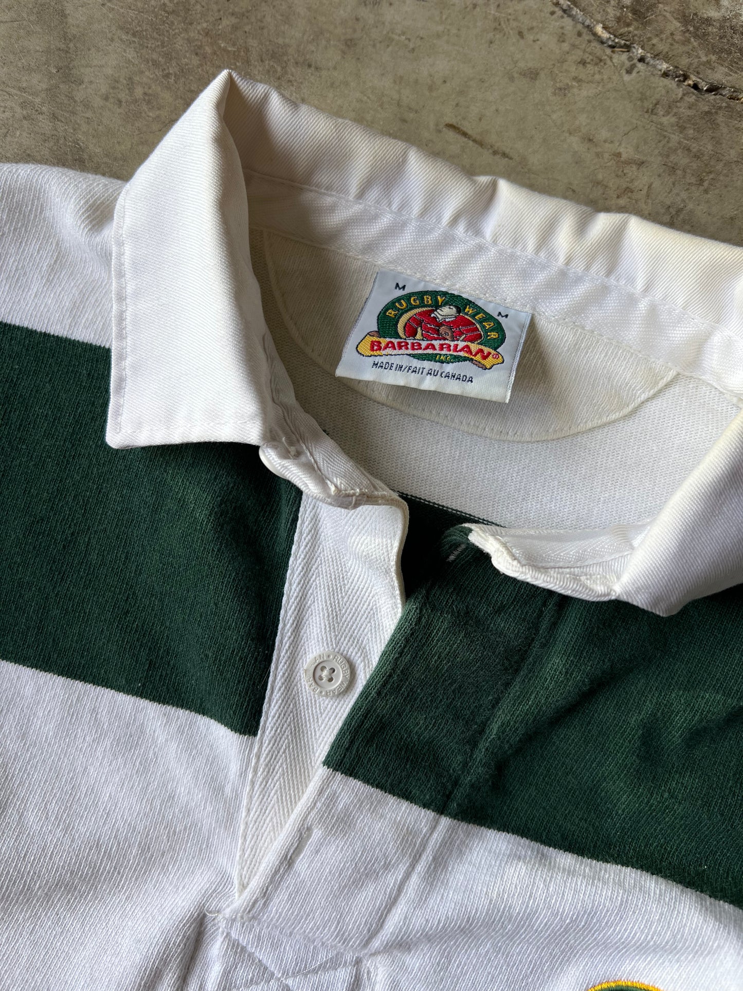 Vintage Packers Rugby Long Sleeve Shirt - L