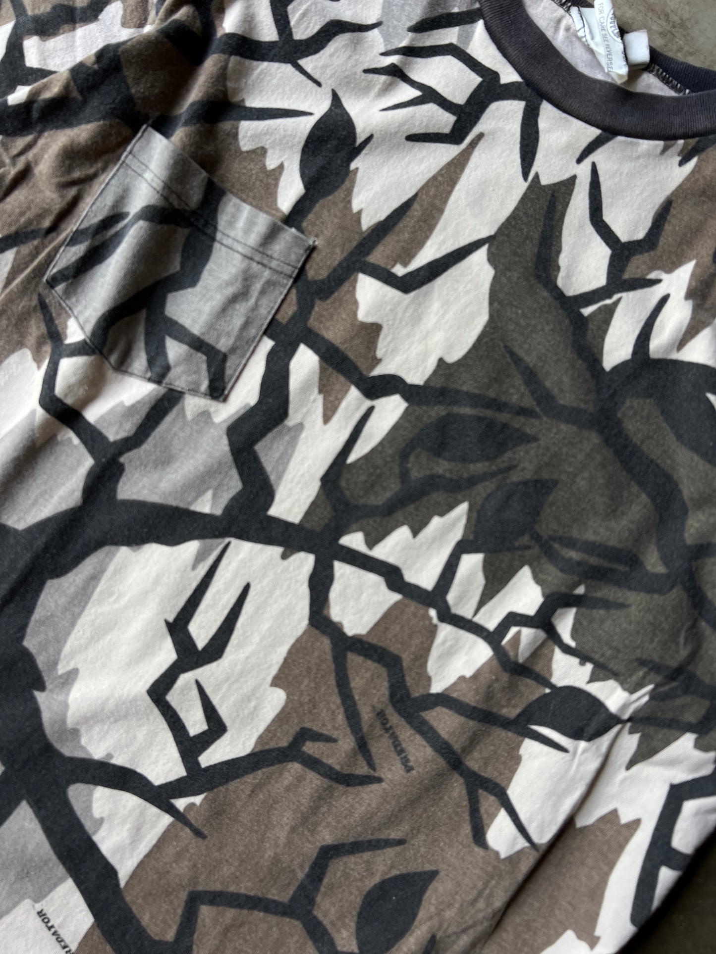 Vintage Winter Camo Tee - XL